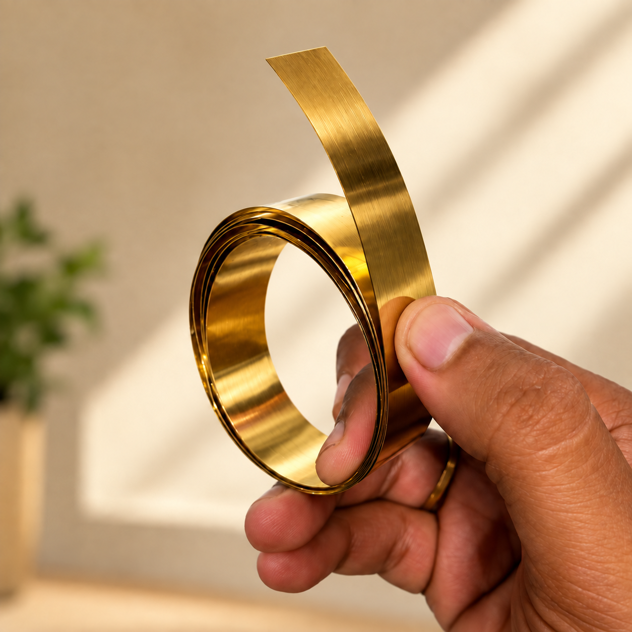 Rang Vastu Brass Metal Strip
